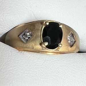 Brushed Gold plated Men’s Ring size 10